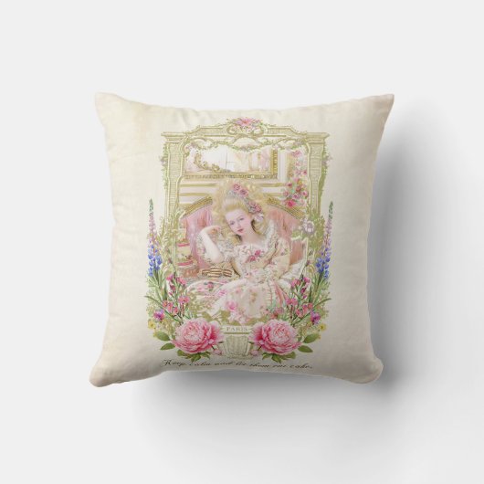 Marie Antoinette let them eat cake クッション (裏面)