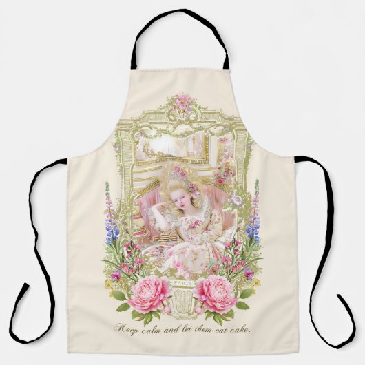 Marie Antoinette let them eat cake Apron エプロン (正面)