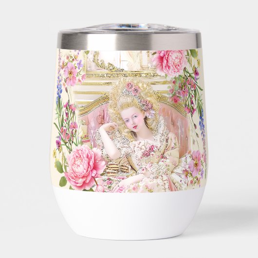 Marie Antoinette let them eat cake drinkware (正面)