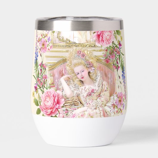 Marie Antoinette let them eat cake drinkware (背面)