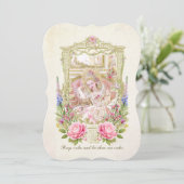 Marie Antoinette let them eat cake invitation 招待状 (スタンド正面)