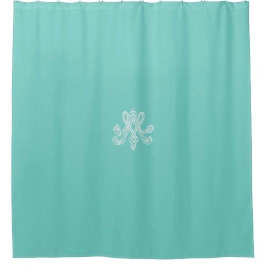 Marie Antoinette – Monogramm – Monogram initial シャワーカーテン (正面)