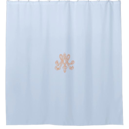 Marie Antoinette – Monogramm – Monogram initial シャワーカーテン (正面)