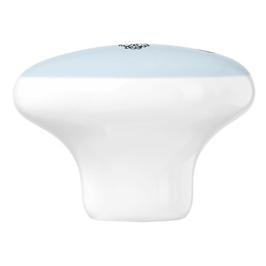 Marie Antoinette – Monogramm – Monogram initial セラミックノブ (側面)