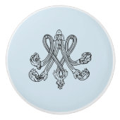 Marie Antoinette – Monogramm – Monogram initial セラミックノブ (正面)