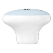 Marie Antoinette – Monogramm – Monogram initial セラミックノブ (側面)