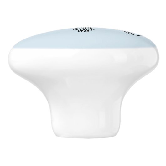 Marie Antoinette – Monogramm – Monogram initial セラミックノブ (側面)