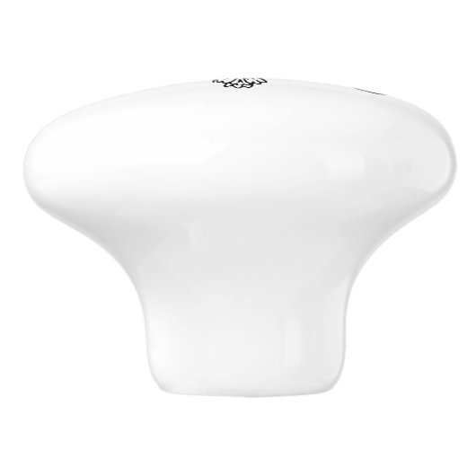 Marie Antoinette – Monogramm – Monogram initial セラミックノブ (側面)