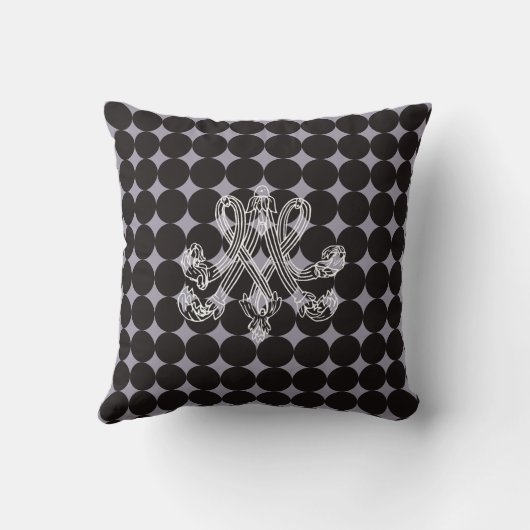 Marie Antoinette – Monogramm – Monogram initials クッション (裏面)