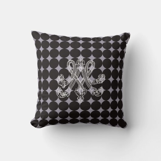 Marie Antoinette – Monogramm – Monogram initials クッション (正面)