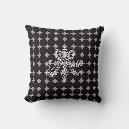 Marie Antoinette – Monogramm – Monogram initials クッション (正面)