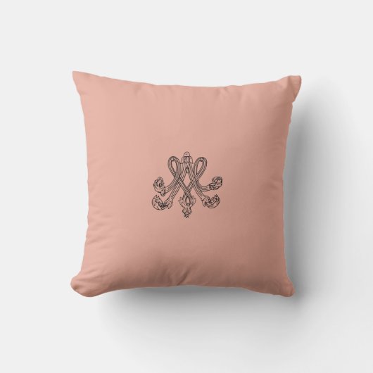 Marie Antoinette – Monogramm – Monogram initials クッション (正面)