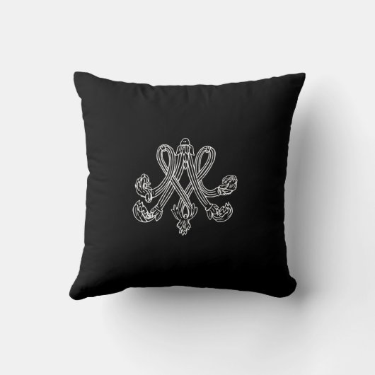 Marie Antoinette – Monogramm – Monogram initials クッション (裏面)