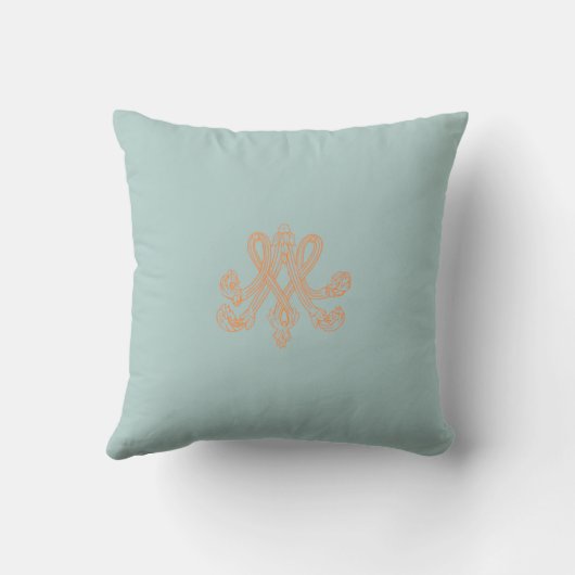 Marie Antoinette – Monogramm – Monogram initials クッション (裏面)