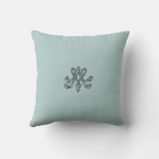 Marie Antoinette – Monogramm – Monogram initials クッション (裏面)