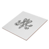 Marie Antoinette – Monogramm – Monogram initials タイル (側面)