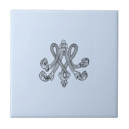 Marie Antoinette – Monogramm – Monogram initials タイル