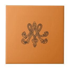 Marie Antoinette – Monogramm – Monogram initials タイル