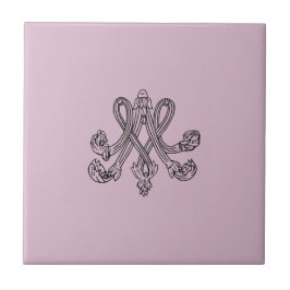 Marie Antoinette – Monogramm – Monogram initials タイル