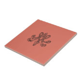 Marie Antoinette – Monogramm – Monogram initials タイル (側面)