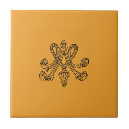 Marie Antoinette – Monogramm – Monogram initials タイル