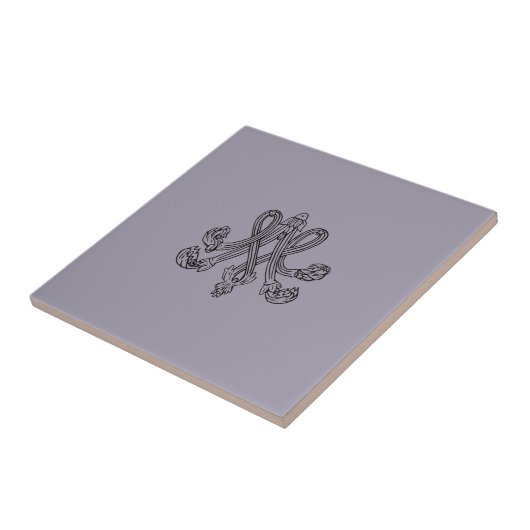 Marie Antoinette – Monogramm – Monogram initials タイル (側面)