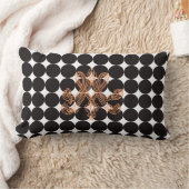 Marie Antoinette – Monogramm – Monogram initials ランバークッション (ブランケット)