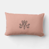 Marie Antoinette – Monogramm – Monogram initials ランバークッション (裏面)