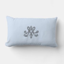 Marie Antoinette – Monogramm – Monogram initials ランバークッション