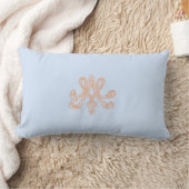 Marie Antoinette – Monogramm – Monogram initials ランバークッション (ブランケット)