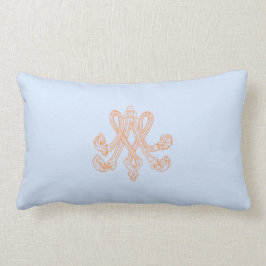 Marie Antoinette – Monogramm – Monogram initials ランバークッション