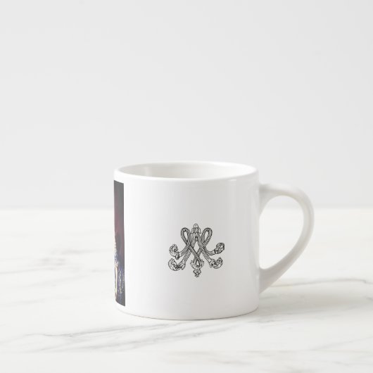 Marie Antoinette Monogramm– Royal Monogram エスプレッソカップ (右)
