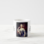 Marie Antoinette Monogramm– Royal Monogram エスプレッソカップ (正面)