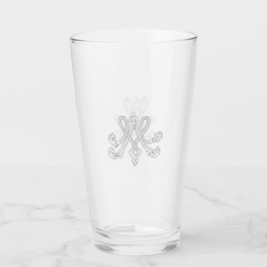 Marie Antoinette – Monogramm – Royal Monogram タンブラーグラス (裏面)