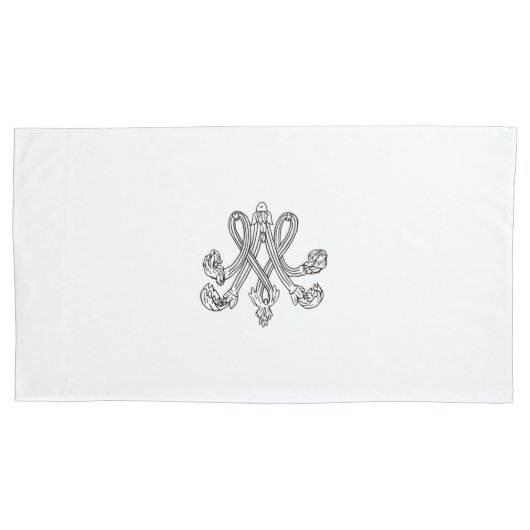 Marie Antoinette – Monogramm – Royal Monogram 枕カバー (正面)