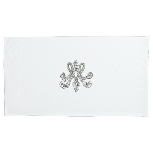 Marie Antoinette – Monogramm – Royal Monogram 枕カバー (正面)