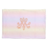 Marie Antoinette – Monogramm Royal Monogram Pastel 枕カバー (裏面)