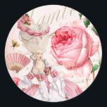 Marie Antoinette,Paris,shabby,rose,stickers ラウンドシール<br><div class="desc">Marie Antoinette, Paris, shabby, rose, stickers</div>