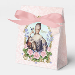 Marie Antoinette Pink Damask Rose Favor Box フェイバーボックス