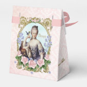 Marie Antoinette Pink Damask Rose Favor Box フェイバーボックス (裏面サイド)