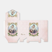 Marie Antoinette Pink Damask Rose Favor Box フェイバーボックス (折り畳みなし)
