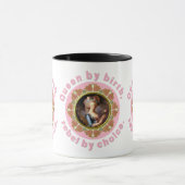 Marie Antoinette Pink Queen Roses Mug マグカップ (中央)