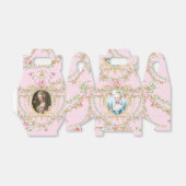 Marie Antoinette pink rose frame favor box フェイバーボックス (折り畳みなし)