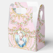Marie Antoinette pink rose frame favor box フェイバーボックス (オープン)