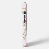 Marie Antoinette pink rose frame iphone Case-Mate iPhoneケース (裏面 / 左)