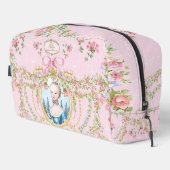 Marie Antoinette pink rose frame pouch  ドップキット (右コーナー)