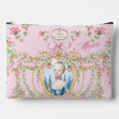Marie Antoinette pink rose frame pouch (L) アクセサリーポーチ (正面)