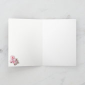 Marie Antoinette Pink tree cat Christmas card 招待状 (内部)