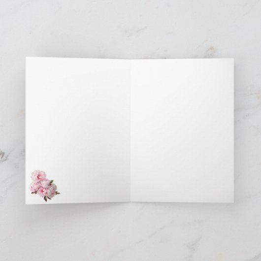 Marie Antoinette Pink tree cat Christmas card 招待状 (内部)