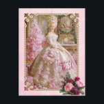 Marie Antoinette pink tree gift Christmas card シーズンポストカード<br><div class="desc">Marie Antoinette pink tree gift Christmas  postcards</div>